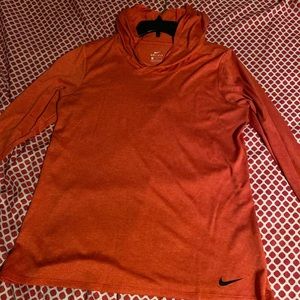 @nike dri-fit long sleeve with hood attached